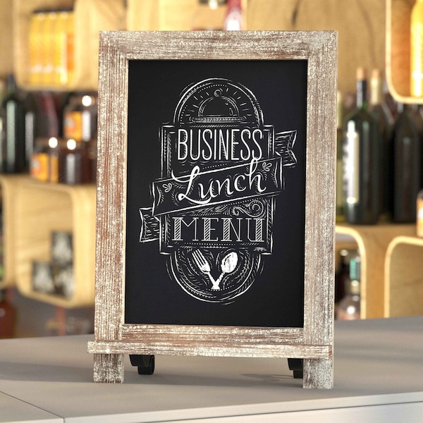 Flash Furniture Weathered Magnetic Tabletop/Hanging Chalkboard HFKHD-GDI-CRE8-322315-GG - main